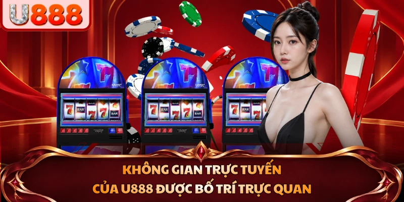 Không gian trực tuyến của U888 được bố trí trực quan